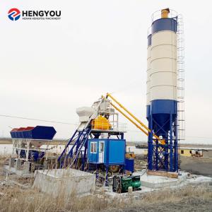50m3/h 60m3/h Portable Concrete Batch Plant Fully Automatic Concrete Batching