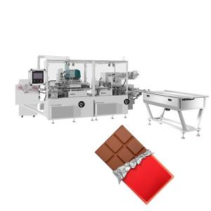 Chocolate Tablet Packaging Machine with Double-layer Wrapping Heat-sealing and