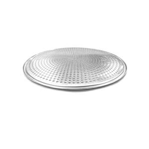 Cheap 17 inch perforated round aluminum pizza pan punched pizza tray baking tray for bakery or restaurant or bar for sale