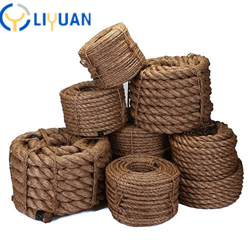 Dia.6mm-60mm Twisted Jute Rope The Ultimate Solution for Packing Mooring and More