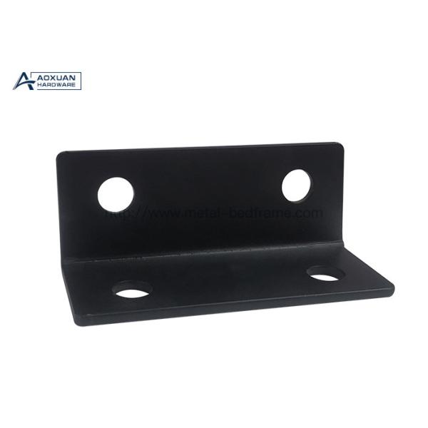 Quality Bed Frame Right Angle Matte Black Corner Brace wholesale