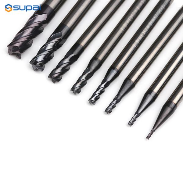 Dia 0.5-20mm Solid Carbide End Mill / End Mill Tool For Metal Wood Working
