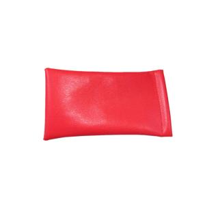 Multifunction Glasses Pouch Case Red PU Soft Sunglasses Eyeglass Pouch Case