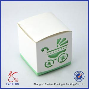 Beautiful Single 150mm Height Macaron Paper Box Glossy Lamination