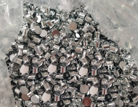 Sheet metal fastener self piercing rivet fastener