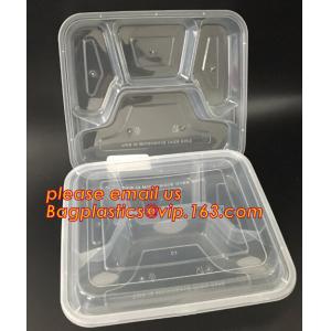 Restaurant Take Away Bento Boxes, Division Food Prep Disposable, Portion