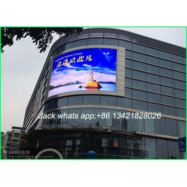 Adjustable Brightness SMD Led Screen , Weatherproof Led Wall Screen Display
