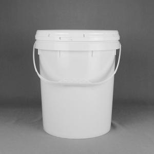 20L Paint Plastic Wrap Bucket with lid and hand pull