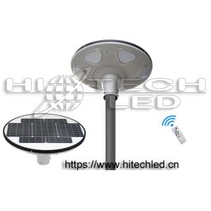 30W Smart UFO all in one integrated solar LED street light, 360 degree lighting