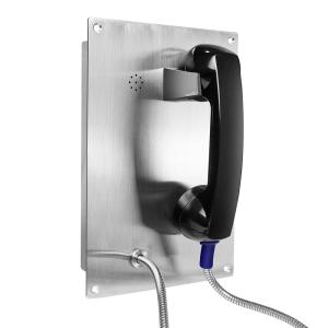 Flush Mounting Vandal Proof Intercom , Auto Dial Emergency Phone For Parking