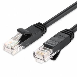 Black CCA UTP FTP Cat5e Patch Cord cable With RJ45 Male Connector