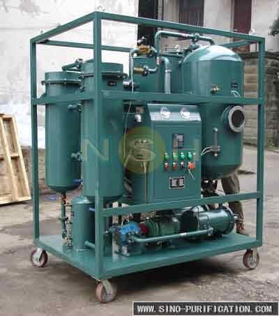 Quality Emulsified Trubine Oil Purifier Turbine Oil Filtration Machine 600L/H wholesale
