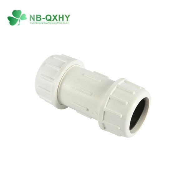 Quality Customization for White UPVC Compression Fitting PVC Pipes in White Material wholesale