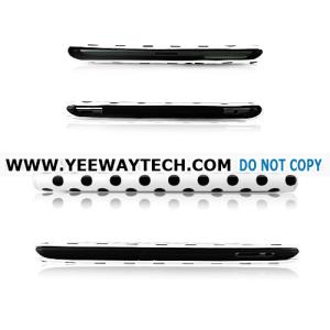 Kate Spade Pattern Hard Case For iPad 2 - White / Black