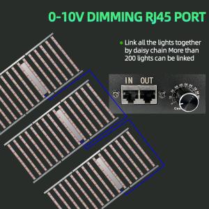 1500W LED Grow Light Panel Dimmable Easy Install Efficient Design