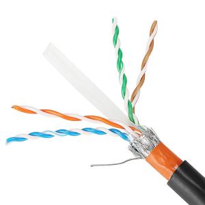 Outdoor 23AWG Cat5e Lan Cable Cat6 Cat6A Cat7 Cat7A with PVC Jacket