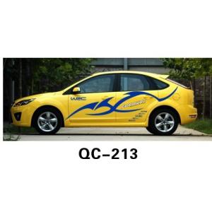 Cheap PVC Custom UV offset printing Car Body Sticker QC-213J for sale