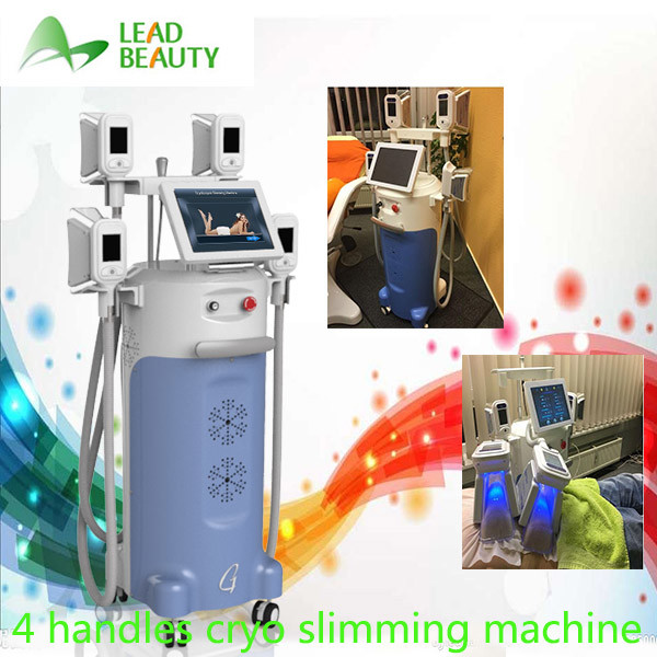 Quality Cryo slim freezer cryotherapy cool shape with 4 handles cryo fat freezing machine wholesale