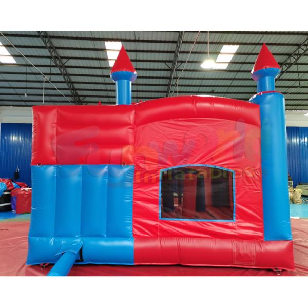 Outdoor Kids Super Hero Inflatable Bouncer Slide Quadruple Stitching