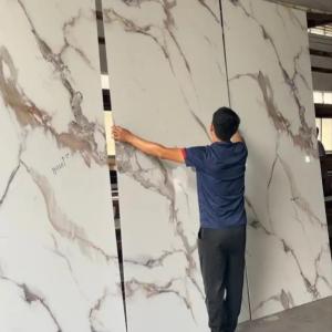 Panel Walling Marble Interior Decoration with Plastic Sheet Material and ISO