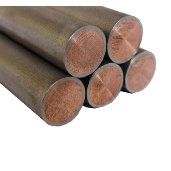 titanium clad copper bar 6.35-44.45mm for electrolysis electroplating hydrometallurgy