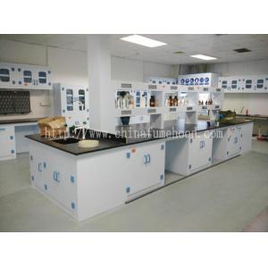 Floor Mounted PP Lab Island Table