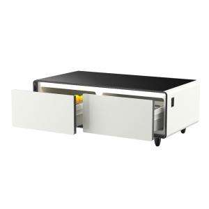 Smart Furniture Living Room Table with Electric Power Source and Wireless