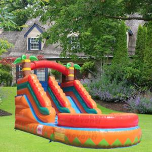 5-10 Passenger Capacity 2024 Inflatable White Water Slide Swing Set with