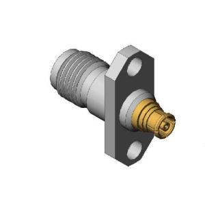 China Stainless Steel RF Connector Adapter K Female to SMP Female Straight Type on sale