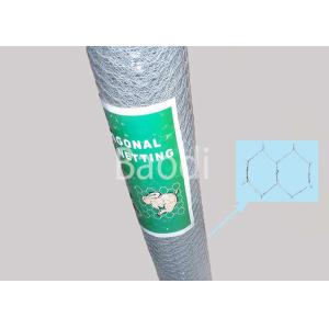 Electro Galvanized Chicken Wire Mesh Hexagonal Carbon Steel For Poultry Fence