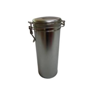 Round Sealed Tin Cans For Tea Storage , Airtight Metal Box With Lid 81*208Hmm