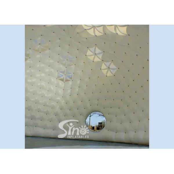 10 Meters Dia. White Big Inflatable Golf Tent With Windows On Top N Removable Door