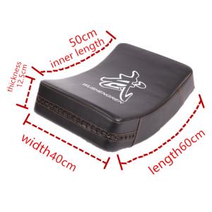 Black PU Taekwondo foot target kicking shield punching pad printed focus pad