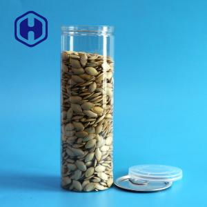 Ring Pull Empty Disposable Clear Plastic Cans With Easy Open Lid Cookie