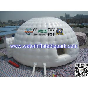 10m dia Inflatable Igloo Tent With Clear Top Roof , Inflatable Dome Tent