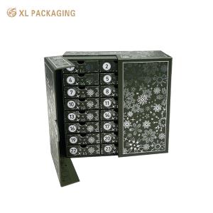 XL Packaging Custom Packaging Box Factory Customized 24 Drawer Advent Calendar