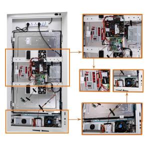 Indoor Interactive Multi Touch Table 43 Inch 55 Inch 65 Inch Real Time 350 Cd/M2