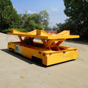 Multi-Drive Battery Transfer Cart With Omni Wheels 12 Tons Lifting Transfer Cart