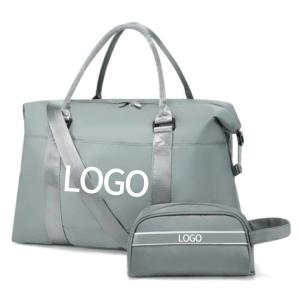 Customized Waterproof Travel Duffel Bag Set with Toiletry Carry On Weekender