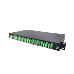 LC/APC FTTH 1U 19" ODF 96 Port Patch Panel With Adapter