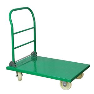 Warehouse Pulling And Handling Logistics Silent Trolley with Big Wheel