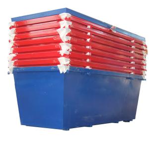 Eco Friendly Skip Bin Recyclable Carbon Steel Metal Waste Skip