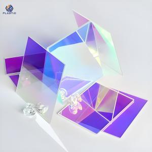 Highly Resilient Rainbow Acrylic Sheet Heat Resistance Iridescent Plexiglass