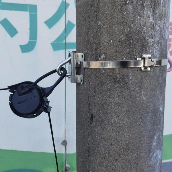 Quality FTTH Drop Cable Optic Fiber Clamp for Flexible Subscriber Cables 20 Nylon Rope Clamps wholesale