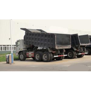 High Rigidity Cargo Body LHD 6X4 10 Wheel Dump Truck With 70 Tons Capacity