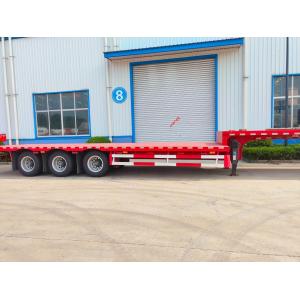 3 Axles Hydraulic Detachable Gooseneck Lowbed Low Loader Trailer for Heavy