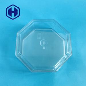 Octagonal Custom Nut Meat Cubilose 15oz Clear PET Box