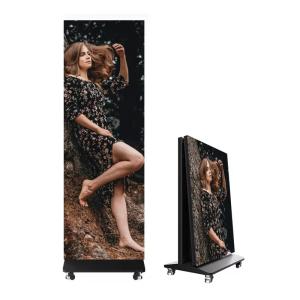 Cheap Foldable P1.86 P2 P2.5 LED Poster Screen for Shop Mall Customized Remote Device Management and Hanging Installation Type for sale
