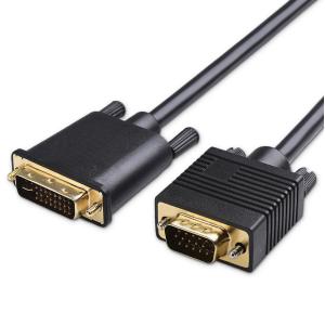 ROHS DVI-I 24+5 Pin To VGA Cable LVDS LCD Assembly Connector OEM / ODM