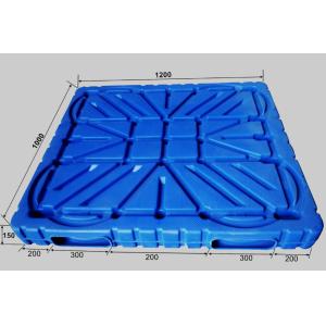 1211 Heavy Duty Blow Molding Pallet Plastic Double Faced 4-WAY plastic pallets